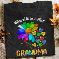 Personalized Blessed To Be Called Mom Grandma T Shirt JL234 95O34 thumb 1