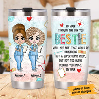 Personalized Nurse Friends Steel Tumbler JL233 26O58 thumb 1