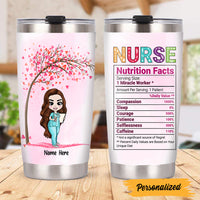Personalized Nurse Nutrition Facts Mug Steel Tumbler JL234 30O47 thumb 1