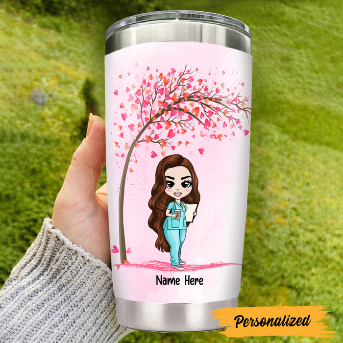 Personalized Nurse Nutrition Facts Mug Steel Tumbler JL234 30O47 1