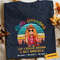 Personalized Hippie Mom Grandma T Shirt JL239 95O58 thumb 1