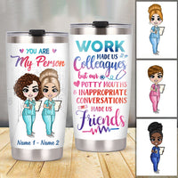 Personalized Nurse Friends Steel Tumbler JL238 26O58 thumb 1