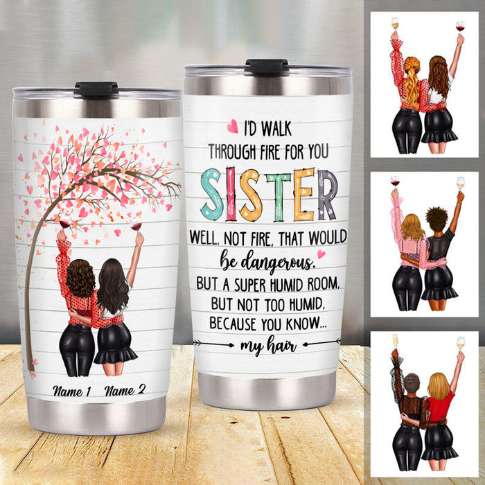 Personalized Friends Sister Steel Tumbler JL237 30O36 1