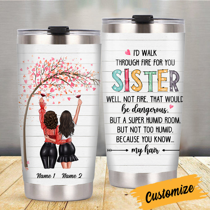 Personalized Friends Sister Steel Tumbler JL237 30O36 1
