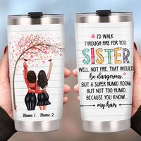 Personalized Friends Sister Steel Tumbler JL237 30O36 thumb 1