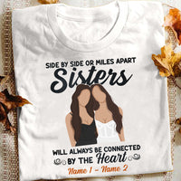 Personalized Friends Sisters By Heart T Shirt JL239 24O53 thumb 1