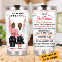 Personalized Friends Sisters Steel Tumbler JL2310 24O34 thumb 1