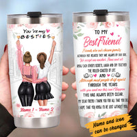 Personalized Friends Sisters Steel Tumbler JL2310 24O34 thumb 1