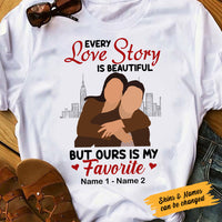 Personalized Couple Love Story T Shirt JL2311 24O58 thumb 1
