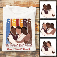 Personalized Best Friends Sisters T Shirt JL2313 24O57 thumb 1