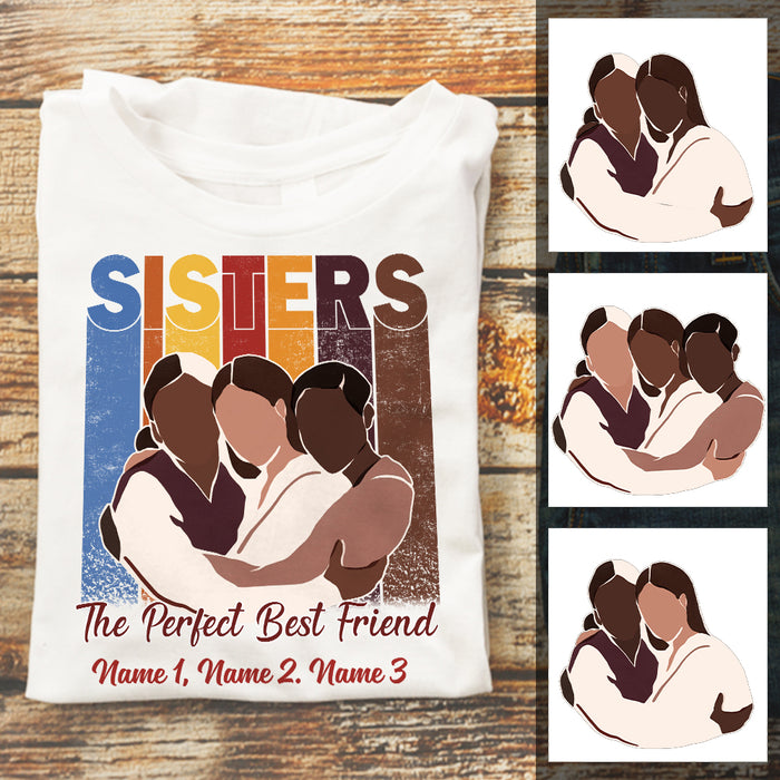Personalized Best Friends Sisters T Shirt JL2313 24O57 1