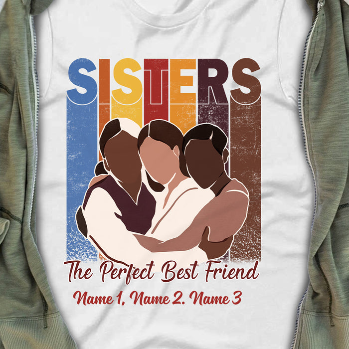Personalized Best Friends Sisters T Shirt JL2313 24O57 1