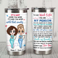Personalized Nurse Friends Steel Tumbler JL244 30O58 thumb 1