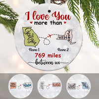 Personalized Long Distance  Ornament SB252 85O58 thumb 1