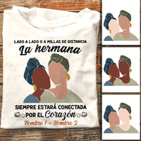 Personalized Friends Sister BWA Spanish T Shirt JL245 30O58 thumb 1