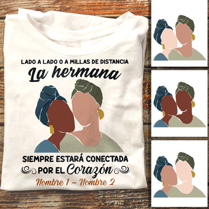 Personalized Friends Sister BWA Spanish T Shirt JL245 30O58 1