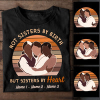 Personalized Friends Sisters By Heart T Shirt JL273 24O58 thumb 1