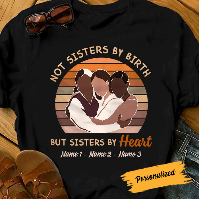 Personalized Friends Sisters By Heart T Shirt JL273 24O58 1