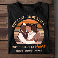 Personalized Friends Sisters By Heart T Shirt JL273 24O58 thumb 1