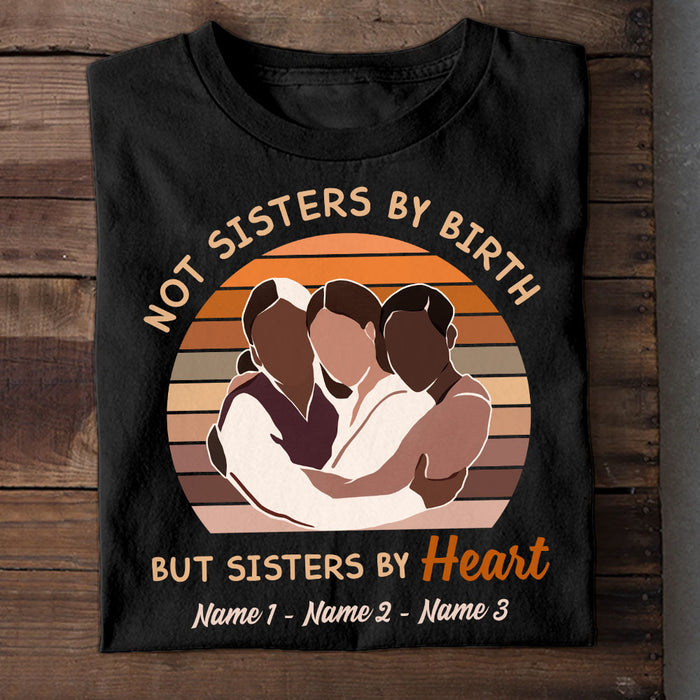 Personalized Friends Sisters By Heart T Shirt JL273 24O58 1