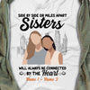 Personalized Friends Sisters By The Heart T Shirt JL245 26O34 1