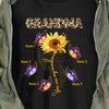 Personalized Mom Grandma Sunflower T Shirt JL241 95O53 1