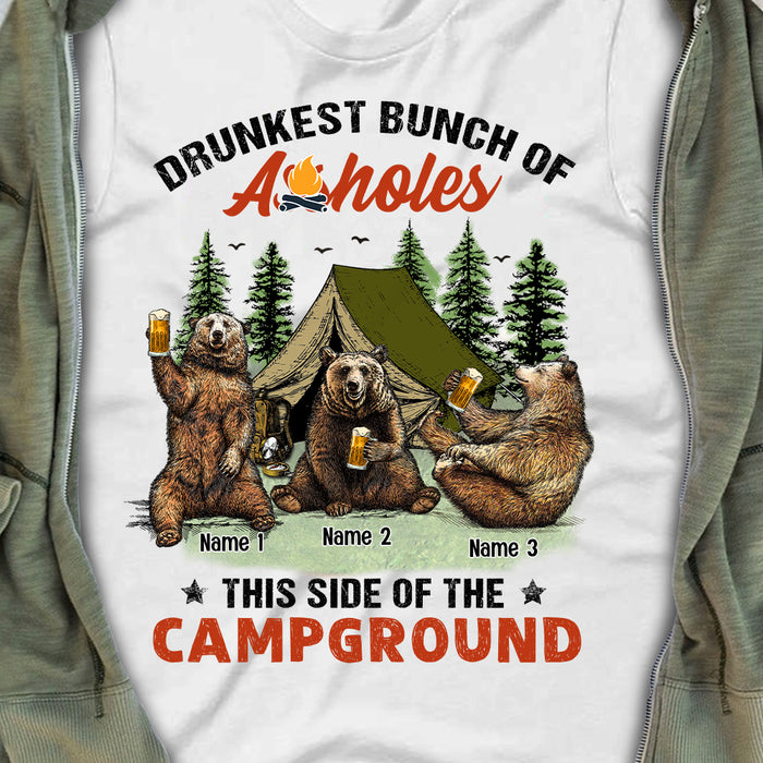 Personalized Camping Friends Bear T Shirt JL298 95O57 1