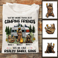 Personalized Camping Bear Friends T Shirt JL295 30O34 thumb 1