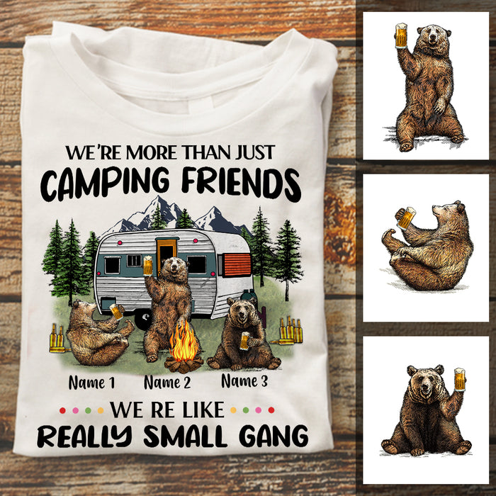 Personalized Camping Bear Friends T Shirt JL295 30O34 1