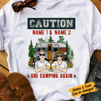 Personalized Couple Camping Funny T Shirt JL271 87O57 thumb 1