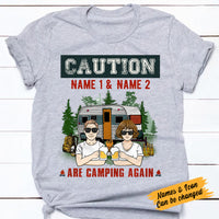 Personalized Couple Camping Funny T Shirt JL271 87O57 thumb 1