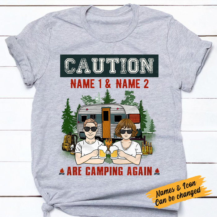 Personalized Couple Camping Funny T Shirt JL271 87O57 1