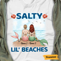 Personalized Mermaid Friends Salty Beach T Shirt JL276 95O47 thumb 1