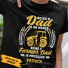Personalized Farmer Being A Dad Is An Honor T Shirt JL282 26O53 thumb 1