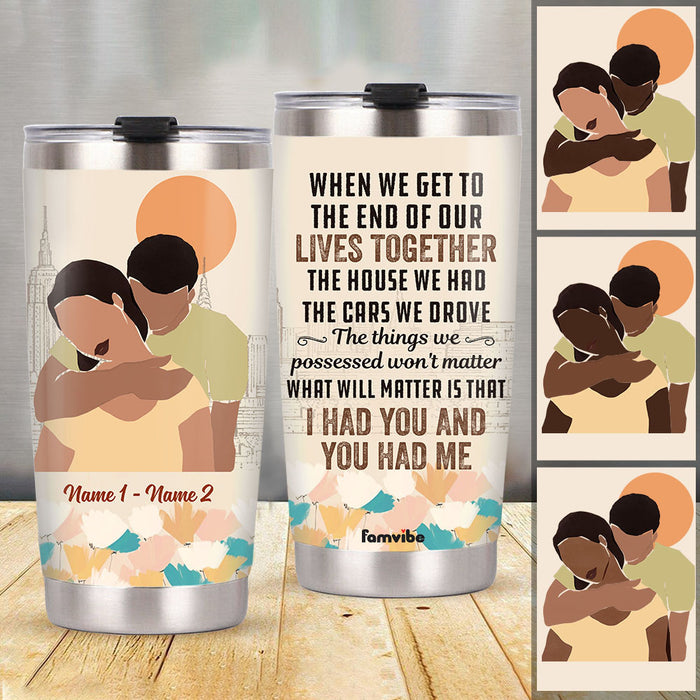 Personalized Couple You Had Me Steel Tumbler JL276 26O58 1