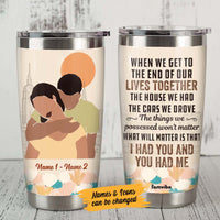 Personalized Couple You Had Me Steel Tumbler JL276 26O58 thumb 1