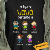 Personalized Grandma Portuguese Vovó T Shirt AP269 81O34 thumb 1