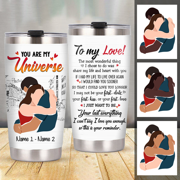 Personalized Couple Steel Tumbler JL277 26O47 1