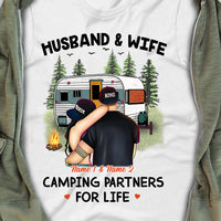 Personalized Camping Partners Couple T Shirt JL274 95O34 thumb 1