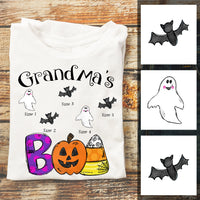 Personalized Halloween Grandma Boo T Shirt JL2714 24O57 thumb 1