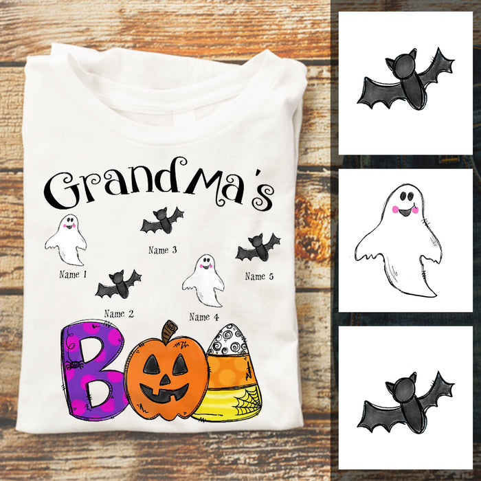 Personalized Halloween Grandma Boo T Shirt JL2714 24O57 1