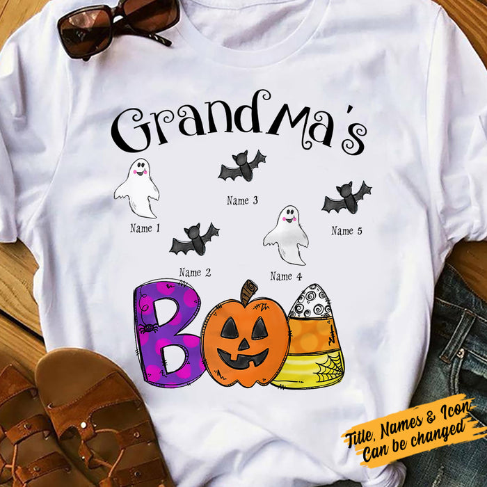 Personalized Halloween Grandma Boo T Shirt JL2714 24O57 1