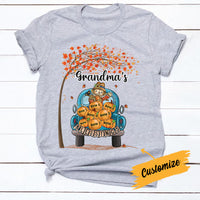 Personalized Fall Halloween Grandma Blessings T Shirt JL279 24O34 thumb 1