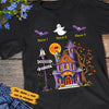 Personalized Fall Halloween Grandma Boo Crew T Shirt JL278 24O53 1