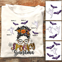 Personalized Spooky Grandma Halloween T Shirt JL275 95O58 thumb 1