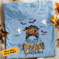 Personalized Spooky Grandma Halloween T Shirt JL275 95O58 thumb 1