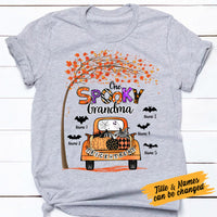 Personalized Mom Grandma Spooky Halloween T Shirt JL273 30O53 thumb 1