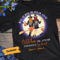 Personalized Witches Friends Fall Halloween T Shirt JL276 30O58 thumb 1