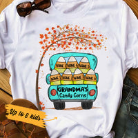 Personalized Grandma Fall Candy Corn T Shirt JL272 30O36 thumb 1