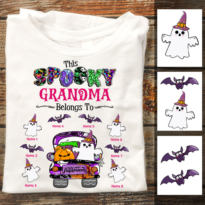 Personalized This Spooky Grandma Halloween T Shirt JL2712 24O47 1